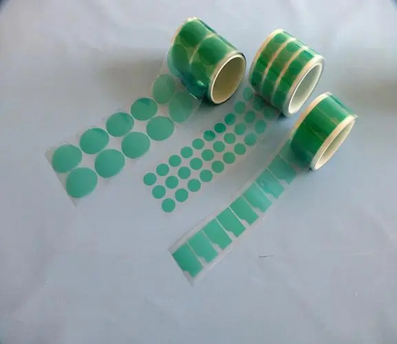 pet貼合硅膠帶 pet復膜綠膠帶 硅膠帶貼膜 高溫膠帶復合離型膜